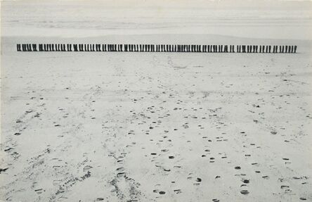 Eleanor Antin, ‘100 Boots Facing the Sea, from the series 100 Boots, a set of 51 photo-postcards’, 1971