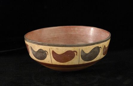 ‘Bowl with aji (chili peppers)’, 100 BCE-600 CE