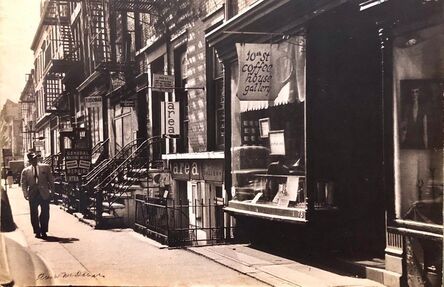 Fred McDarrah, ‘Large Vintage Print Silver Gelatin Signed Photograph Greenwich Village New York’,  1960-1969