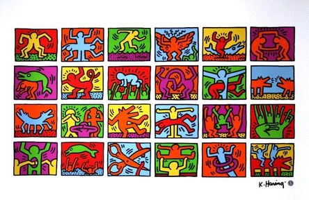 Keith Haring, ‘Retrospect’, 1989-1993