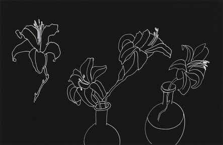 Gail Norfleet, ‘White Line Flowers XV’, 2016