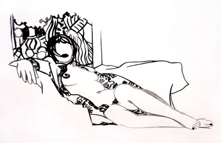 Tom Wesselmann, ‘Monica Nude with Matisse’, 1990