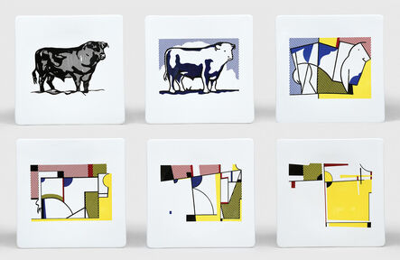 Roy Lichtenstein, ‘Bull Profile Series. Bull I-VI.’, 1989