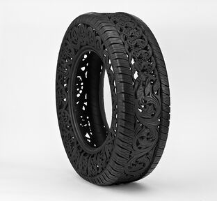 Wim Delvoye, ‘Untitled (car tire)’, 2011