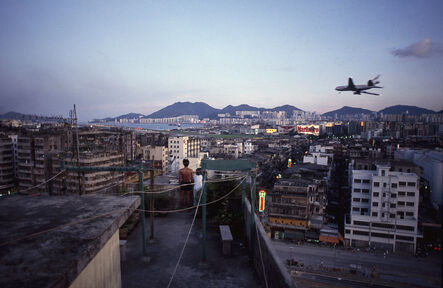 Greg Girard, ‘'Rooftop and Plane' Hong Kong’, 1989