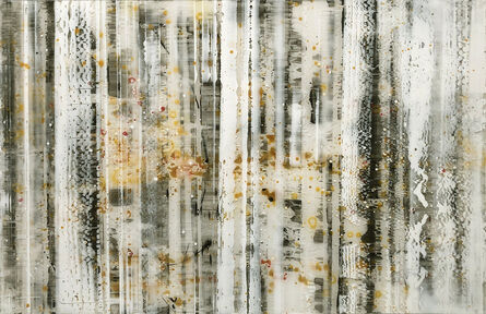 Greg Ragland, ‘Parallel Layers 12, White, Black, Gold’, 2021