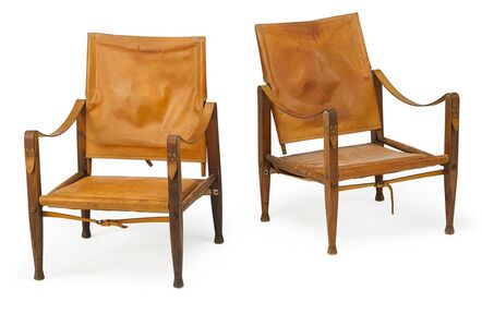 Kaare Klint, ‘Pair of Safari chairs’, 1960s