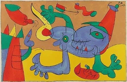 Joan Miró, ‘V. Ubu Roi: Le Massacre du Roi de Pologne’, 1966