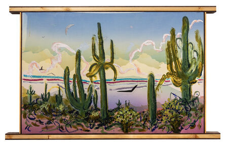 David Willams, ‘Saguaros (The Golden Hour, Line in the sky)’, 2023