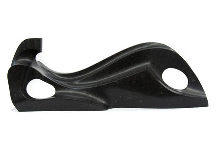 Jeremy Guy, ‘Celeste 2/50 - smooth, figurative, engineered black granite, tabletop sculpture’, ca. 2023