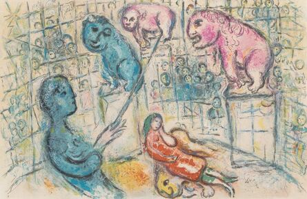Marc Chagall, ‘Pl. 17, from Le Cirque’, 1967