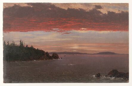 Frederic Edwin Church, ‘Schoodic Peninsula from Mount Desert at Sunrise’, 1850