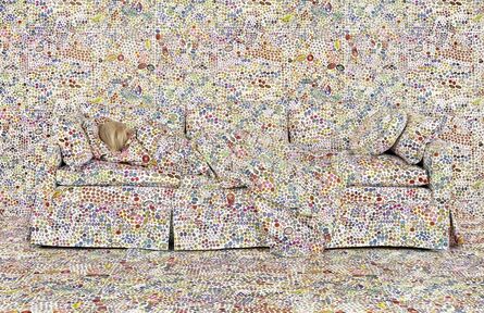 Rachel Perry, ‘Lost in My Life (Fruit Stickers Reclining)’, 2018