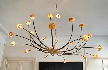 Nicolas Cesbron, ‘Large sea urchin chandelier with 22 branches’, 2016
