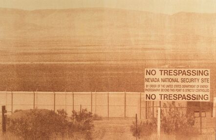 Abbey Hepner, ‘Nevada National Security Site, outside of Las Vegas Nevada Radioactive waste shipped to WIPP: 107,087 Gallons’, 2014