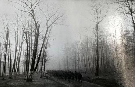 Harold Feinstein, ‘Soldiers Marching Into Mist, Korea’, 1953