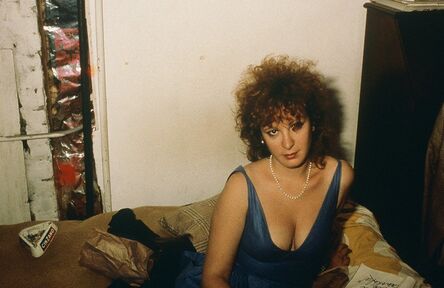 Nan Goldin, ‘Self-portrait in blue dress, New York City, 1985’, 2020
