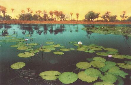 Maria Muller, ‘Water Lilies, Orange Sky’, 2000