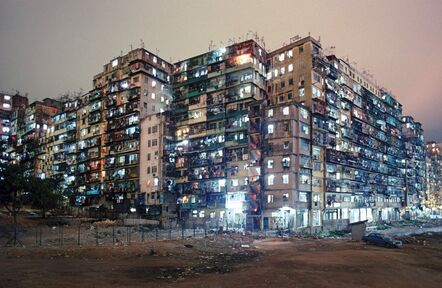 Greg Girard, ‘'Kowloon Walled City Night View from SW Corner' Hong Kong’, 1987