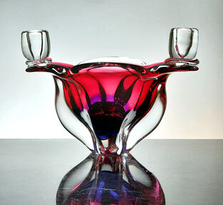 Josef Hospodka, ‘Sommerso Candlestick’, 1955-1965