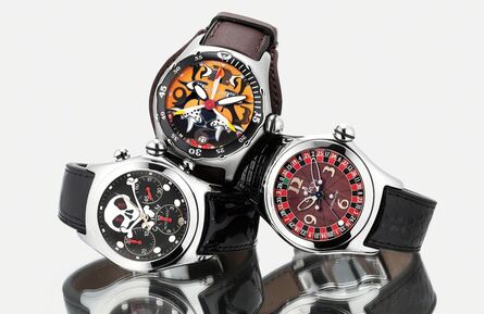 Corum, ‘A lot of three limited edition stainless steel “bubble” watches each with warranty, certificate and presentation box’, The first circa 2002, the second circa 2003, and third circa 2004