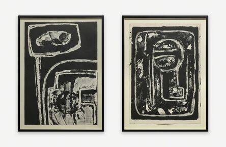 Louise Nevelson, ‘Two Works: i) Untitled - Printers Proof II; ii) Untitled (May 10 - 23, 1963)’, 1963