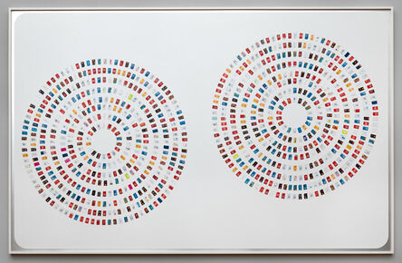 Constant Dullaart, ‘PVA Composition (Circles, Provider Side)’, 2016