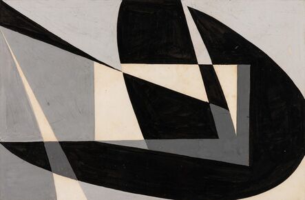 Wifredo Arcay, ‘Macquette "Composicion Abstracta en Negro"’, 1950