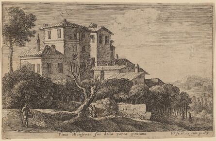 Herman van Swanevelt, ‘View of the Vineyard of the Villa Mamsrona’