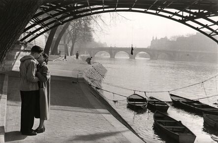 Marc Riboud, ‘Lovers of the Pont Des Arts, Paris.’, 1953