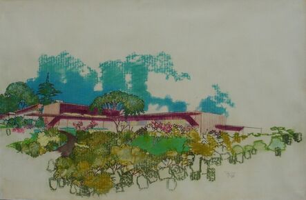 Richard Neutra, ‘Perspective Rendering, Unidentified Residence’, circa 1954