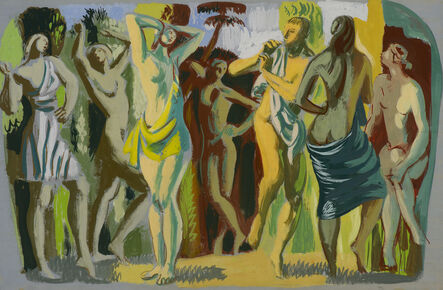 Hans Feibusch, ‘The Dance’, ca. 1950