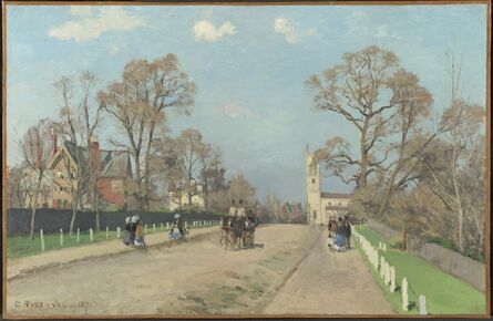 Camille Pissarro, ‘The Avenue, Sydenham’, 1871