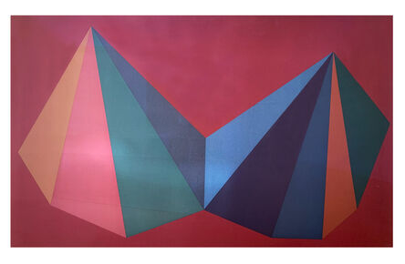 Sol LeWitt, ‘Two Asymmetrical Pyramids’, 1986