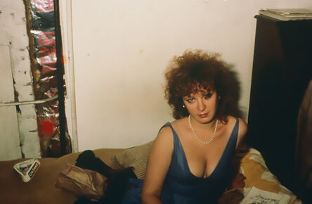 Nan Goldin, ‘Nan Goldin self portrait in blue dress NYC ’, 1985/2020