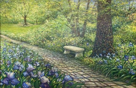 Mary Anne Reilly, ‘Dumbarton Oaks-- Iris Walk’, 2001