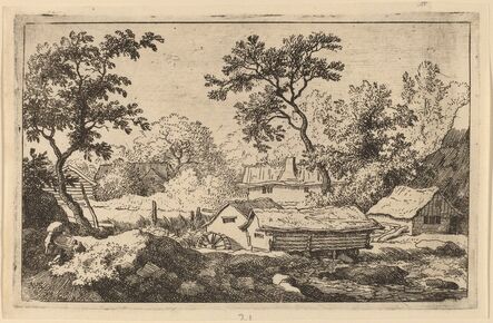 Allart van Everdingen, ‘Mill below a Waterfall’, probably c. 1645/1656