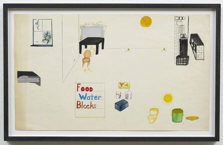 Michael Smith (American, b. 1951), ‘Food, Water, Blocks’, ca. 1982