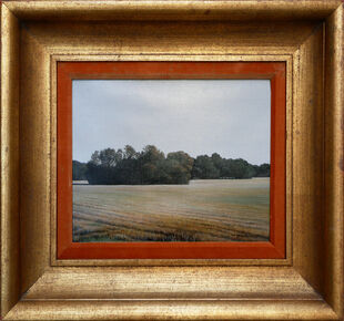 Terry Moore, ‘Modern Blue and Green Abstract Naturalistic Pastoral Landscape Field Painting’, 1996