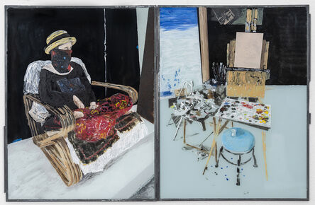 Gail Norfleet, ‘Pages from a Glass Book: Claire in the Studio’, 2020