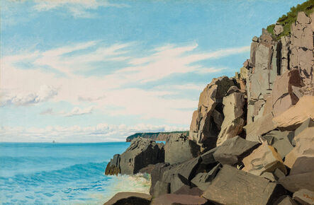 William Bradford, ‘View of Otter Cliffs, Mount Desert, Maine’, ca. 1855-62