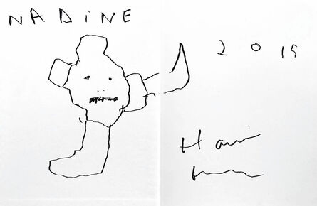 Harmony Korine, ‘Original Drawing (Hand signed and inscribed to Nadine)’, 2015