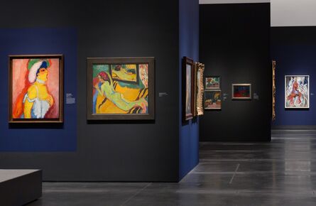 ‘Installatio view, "Expressionism in Germany and France: From Van Gogh to Kandinsky," Los Angeles County Museum of Art’