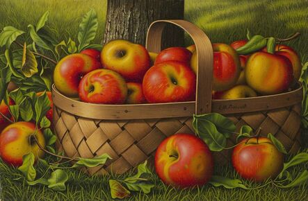 Levi Wells Prentice, ‘Apples in a Basket’, Date unknown