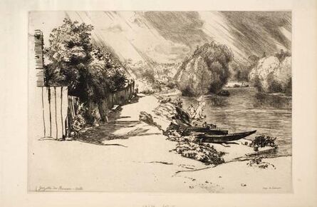 Félix Bracquemond, ‘La Seine au bas Meudon’, 1868