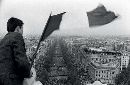 AFP, ‘Rally to support President de Gaulle on the Champs Elysees on May 30th, 1968, during the anti-government student movement and general strike of May 1968.’, 1968