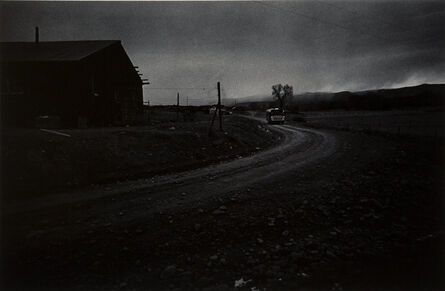 Morrie Camhi, ‘School Bus at Dawn, Tierra Amarilla, New Mexico (Route 95)’, 1978-printed later