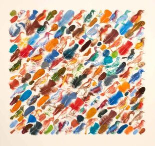 Rebecca Jewell, ‘Multi-Coloured Songbirds’, 2018