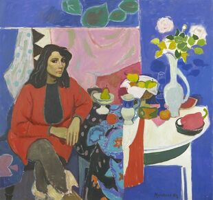 Alberto Morrocco, ‘Lisa in the Studio’