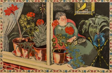 John Nash (1752-1835), ‘Window Plants, from School Prints’, 1945